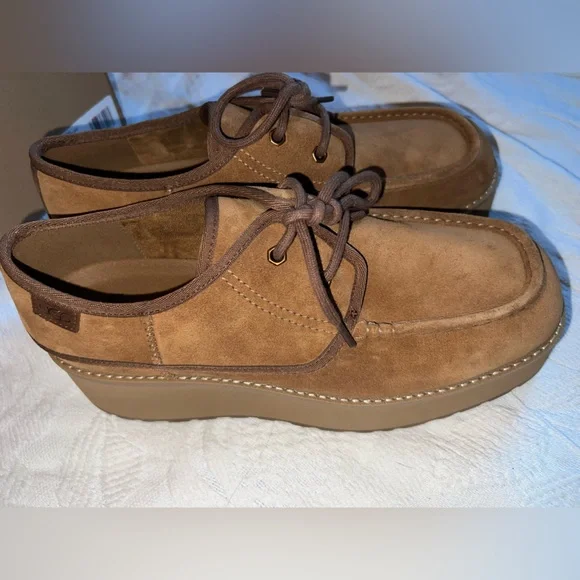 Ugg Cityfunc lace up platform shoes, chestnut, size 11, New in Box - Picture 10 of 15